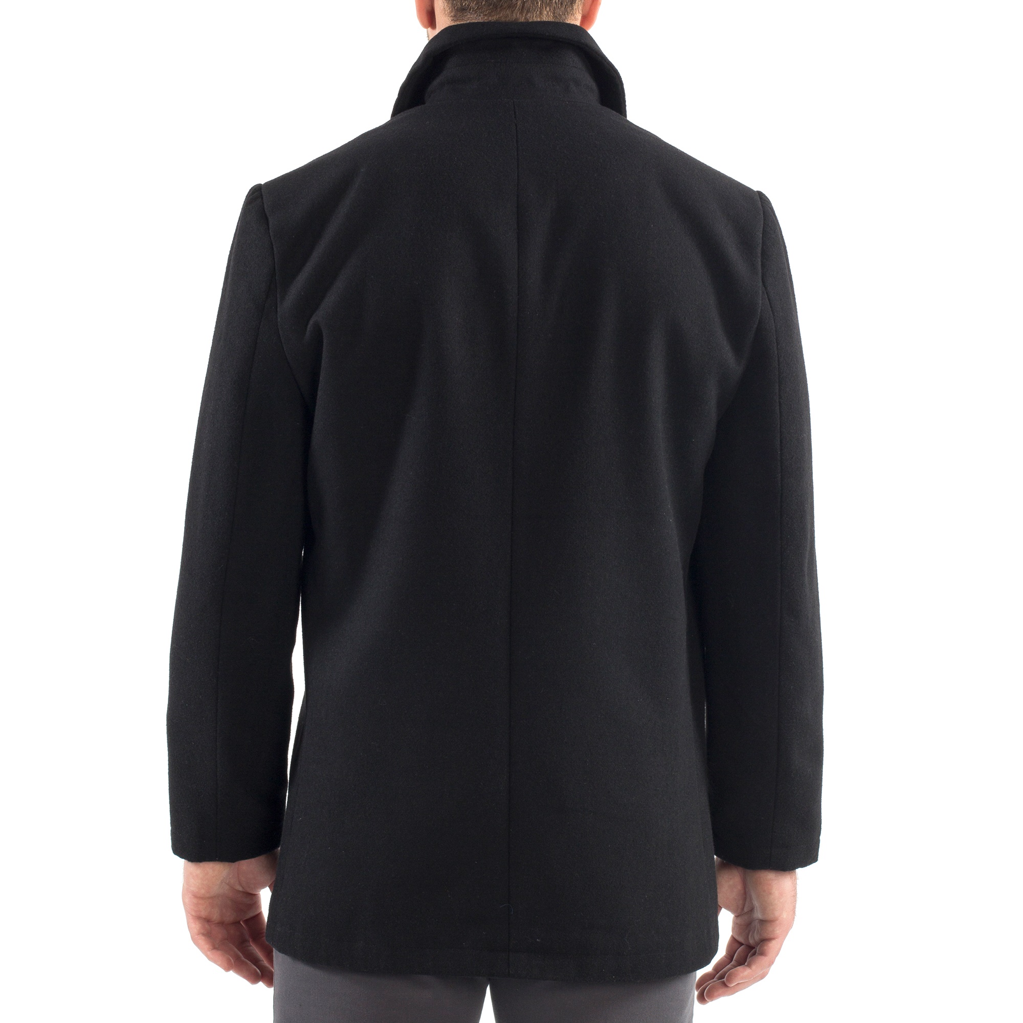 Alpine Swiss Vance Mens Jacket Wool Blend Button Up Coat Dress Car Coat